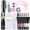 Poly Nail Gel Kit With 54W UV Lamp