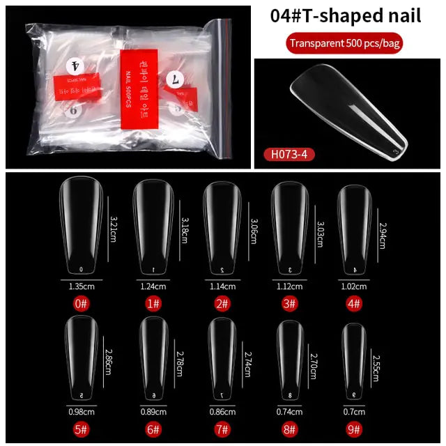 French Fake Nails Extension