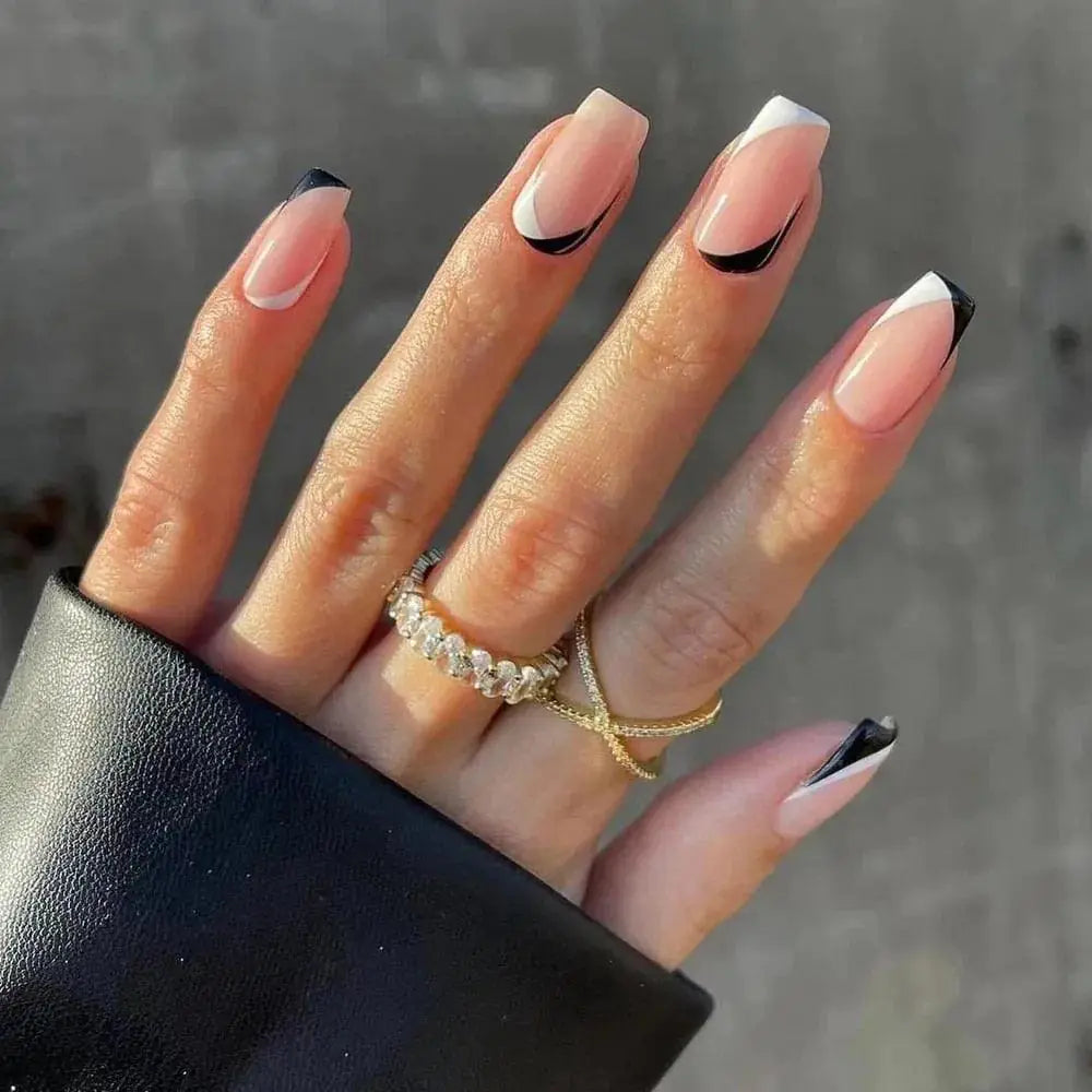 Short Ballet Wearable Fake Nails