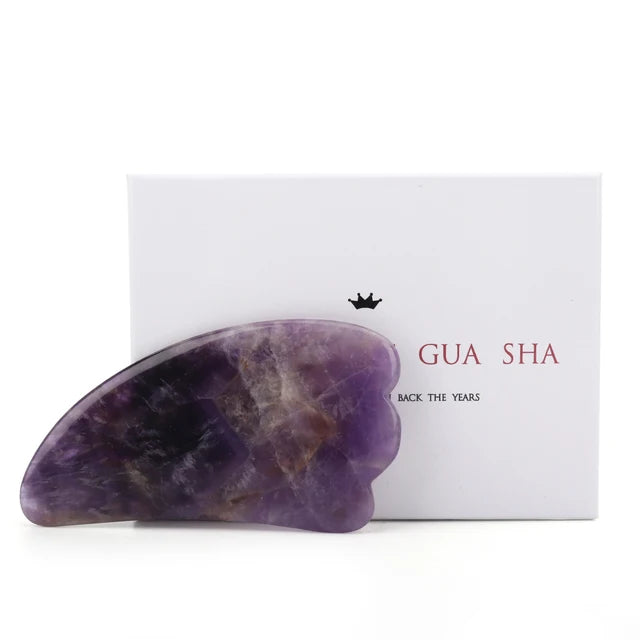 Violet Gua Sha Facial Massage Roller