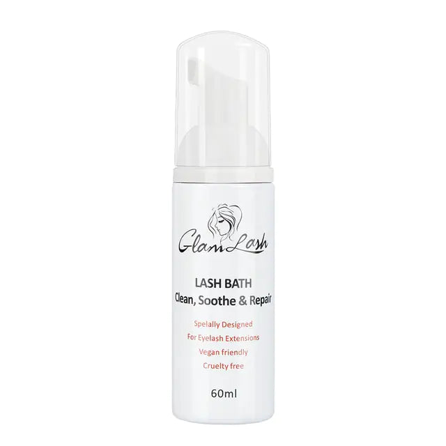 GLAMLASH 60ml Eyelash Foam Cleanser Shampoo