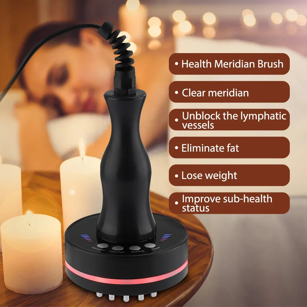 Electric Meridian Brush Gua Sha Body Massager